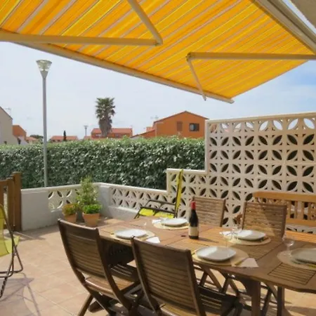 Feriehus Maisonnette Cosy Avec Terrasse, Jardin, Piscine Et Parking Prive, A 1 Km De La - 5 Pers. - Fr-1-529-208 Le Barcarès